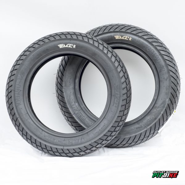 coppia di gomme rain da pioggia PMT per pitbike